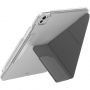 UNIQ Camden Click torbica s origami stalkom i prostorom za Apple Pencil za iPad Pro 13" (2024/2025) - siva