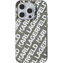 Karl Lagerfeld IML Electroplated Repeated Logo Cover za iPhone 15 Pro Max - srebrna