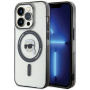 Karl Lagerfeld IML Karl's Head maska sa MagSafe za iPhone 15 Pro - crna