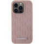Karl Lagerfeld Monogram metalna maska s logotipom MagSafe za iPhone 15 Pro Max - roza