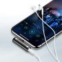 USAMS adapter s lightning / 3.5 jack priključkom - crna