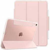 Spigen Ultra Hybrid Pro torbica s prostorom za Apple Pencil za iPad Air 4 (2020) / Air 5 (2022) / Air 11" (2024) - roza