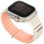 UNIQ Revix Evo dvostrani remen za Apple Watch Ultra 49mm / 46mm / 45mm / 44mm / 42mm - pink krem