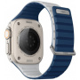 UNIQ Revix Evo dvostrani remen za Apple Watch Ultra 49mm / 46mm / 45mm / 44mm / 42mm - plavo sivi