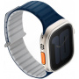 UNIQ Revix Evo dvostrani remen za Apple Watch Ultra 49mm / 46mm / 45mm / 44mm / 42mm - plavo sivi