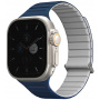 UNIQ Revix Evo dvostrani remen za Apple Watch Ultra 49mm / 46mm / 45mm / 44mm / 42mm - plavo sivi