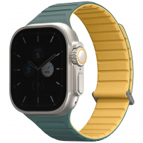 UNIQ Revix Evo Reverzibilni remen za Apple Watch Ultra 49mm / 46mm / 45mm / 44mm / 42mm - Kerozin žuta