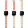 UNIQ Revix Evo dvostrani remen za Apple Watch Ultra 49mm / 46mm / 45mm / 44mm / 42mm - pink krem