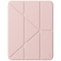 UNIQ Moven torbica s origami postoljem i prostorom za Apple Olovka za iPad Air 13" (2024-2026) - roza