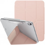 UNIQ Camden Click torbica s origami postoljem i prostorom za Apple Pencil za iPad Air 11" (2024-2026) - roza