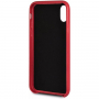 Guess PU Leather Case Triangle maskica za iPhone XS Max - crvena