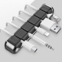 AhaStyle aluminijski organizator kabela - crni