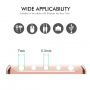 AhaStyle aluminijski organizator kabela - roza