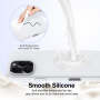 Silikonska maska sa MagSafe za iPhone 16 Pro Max - bijela