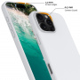 Silikonska maska sa MagSafe za iPhone 16 Pro Max - bijela