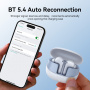JOYROOM JR-FN2 bežične Bluetooth slušalice - bijele