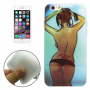 Zaštitna maskica / futrola s prozirnim okvirom za ivice za Apple iPhone 6S / 6 - sexy djevojka - leđa