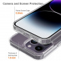 Sjajna prozirna maska za iPhone 16 Pro Max - prozirna