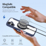 DUX DUCIS Skin X flip case sa MagSafe za iPhone 16 - tamno plava