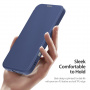 DUX DUCIS Skin X flip case sa MagSafe za iPhone 16 - tamno plava