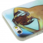 Zaštitna maskica / futrola s prozirnim okvirom za ivice za Apple iPhone 6S / 6 - sexy djevojka - leđa