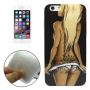 Zaštitna maskica / futrola s prozirnim okvirom za ivice za Apple iPhone 6S / 6 - sexy djevojka plave kose
