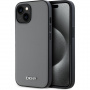 DKNY Silver Metal Logo maska sa MagSafe za iPhone 13 - siva
