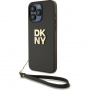 DKNY Maska Stack Logo sa remenom za iPhone 14 Pro Max - maslinasta