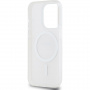 DKNY Repeat Pattern Tonal Stripe Cover s MagSafe za iPhone 13 Pro Max - roza