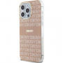 DKNY Repeat Pattern Tonal Stripe Cover s MagSafe za iPhone 15 Pro Max - Pink