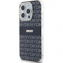 DKNY Repeat Pattern Tonal Stripe Cover s MagSafe za iPhone 14 Pro Max - crna