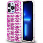 DKNY Maska Repeat Pattern za iPhone 15 Pro Max - roza
