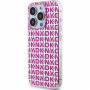 DKNY Maska Repeat Pattern za iPhone 15 Pro Max - roza