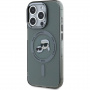 Karl Lagerfeld IML K&CH Heads metalni okvir s MagSafe za iPhone 15 Pro Max - crni