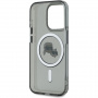 Karl Lagerfeld IML K&CH Heads metalni okvir s MagSafe za iPhone 15 Pro Max - crni