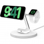 Belkin BOOST CHARGE™ PRO MagSafe 3u1 (Qi2) stanica za punjenje za iPhone / Apple sat / AirPods - bijela