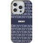 DKNY Repeat Pattern Tonal Stripe Cover s MagSafe za iPhone 13 Pro Max - tamnoplava