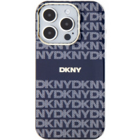 DKNY Repeat Pattern Tonal Stripe Cover s MagSafe za iPhone 13 Pro Max - tamnoplava