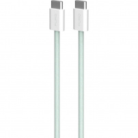 PURO Fabrik 2.0 pleteni kabel za punjenje i prijenos podataka - USB-C na USB-C - 1,5 m - zeleni