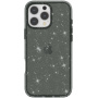 Prozirna maska sa šljokicama za iPhone 16 Pro - siva