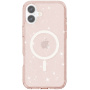 Prozirna maska sa šljokicama i MagSafe za iPhone 16 - Rose Gold