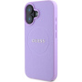 Guess Grained Classic Maska s logotipom MagSafe za iPhone 16 Plus - ljubičasta