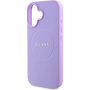 Guess Grained Classic Maska s logotipom MagSafe za iPhone 16 Plus - ljubičasta