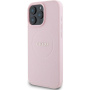 Guess Grained Classic Logo Cover sa MagSafe za iPhone 16 Pro Max - Pink