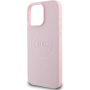 Guess Grained Classic Logo Cover sa MagSafe za iPhone 16 Pro Max - Pink
