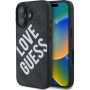 Guess 4G Big Love Logo Cover s MagSafe za iPhone 16 - siva