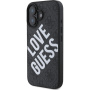 Guess 4G Big Love Logo Cover s MagSafe za iPhone 16 - siva