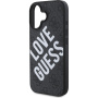 Guess 4G Big Love Logo Cover s MagSafe za iPhone 16 - siva