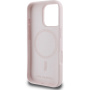 Karl Lagerfeld Silikonska maska Karl and Choupette sa MagSafe za iPhone 16 Pro - Pink