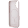 Karl Lagerfeld Silikonska maska Double Heads sa MagSafe za iPhone 16 - Pink
